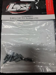 Vintage Losi #LOSA6271 5-40x1/2" FH Screws (10) NIP - Picture 1 of 3