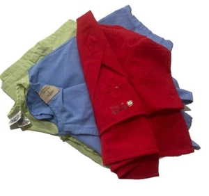 Scrub Tops Set Of 3 Short Sleeves Various Brands SIZE Medium - Picture 1 of 2