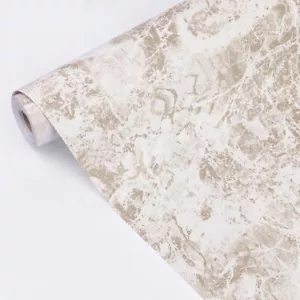 Grey Marble self-adhesive Vinyl Contact Wallpaper for Bathroom/Garage/Hallway - Picture 1 of 5