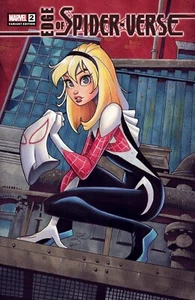 EDGE OF SPIDER-VERSE #2 CHRISSIE ZULLO FIRST SPIDER-UK HOMAGE TRADE VARIANT GWEN - Picture 1 of 1