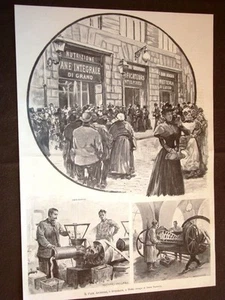 Roma nel 1898 L'invenzione del pane antispire o integrale - Picture 1 of 1
