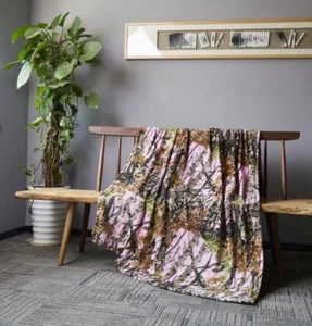 60" x 80" Blanket Twin Size The Woods Super Soft Cashmere Throw Pink DCB3002 - Picture 1 of 1