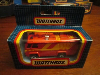 Vintage MATCHBOX International Blue Box 1987 Diecast MB-54 Airport Foam Monitor - Image 1 of 4
