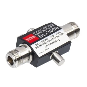BL-3000 Coaxial Lightning Arrestor Surge Protector N Female to N Female 400W - Zdjęcie 1 z 6