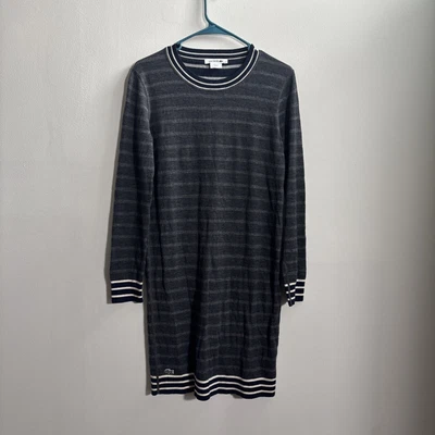 VESTIDO SUÉTER LACOSTE MUJER USADO EN EXCELENTE ESTADO TALLA 38 LANA MERINO EXTRA FINA EF9317 Foto 1 de 4