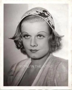JEAN HARLOW GEORGE HURRELL ORIGINAL VINTAGE MGM SARATOGA PORTRAIT STILL - Picture 1 of 2