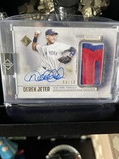 2020 Topps Transcendent Captain Collection /10 Derek Jeter HOF RARE THICK PATCH