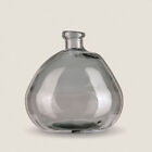 Tischvase Vase "Raquel" THE WAY UP UPCYCLED Home 23cm grau recyceltem Glas NEU *