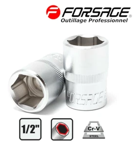 Socket 22mm, 6 Pan, 1/2", Chrome-Vanadium Professional FORSAGE F-54522 - Picture 1 of 2