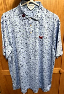 Scotty Cameron Peter Millar Large Sommer Komfort Schrottplatz Hund hellblau Polo - Bild 1 von 2