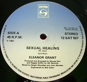 Eleanor Grant Sexual Healing/Name Your Game 12"UK ORIG'83 Satril 12SAT 507 VINYL - Imagen 1 de 2