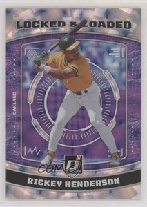 2023 Panini Donruss Locked & Loaded Silver /349 Rickey Henderson #LL6 HOF