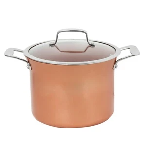 Olla antiadherente de cobre de grado premium CONCORD 7 QT - Imagen 1 de 6