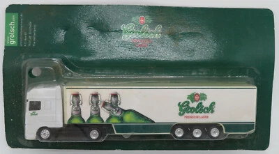 GRELL HO 1/87 CAMION REMORQUE TRUCK TRAILER DAF 95 XF BIERE GROLSCH PREMIUM BOX - Photo 1/4