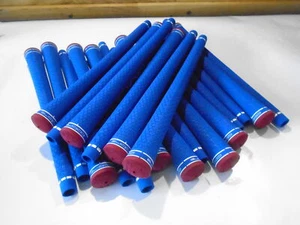 NEW COBRA LAMKIN R.E.L GRIPS ~ STANDARD SIZE ~COLOUR~ BLUE/RED WITH GRIP TAPE - Picture 1 of 5