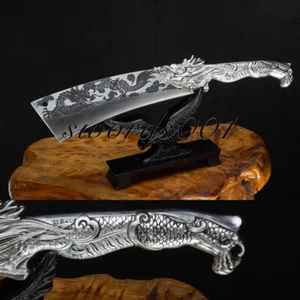 Battle Ready Dao Sword Kung Fu Sharp Broadsword Hacking Knife Hunting Weapon - Picture 1 of 13