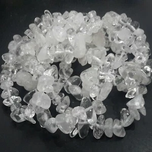 Natural Drilled Quartz Crystal Chips, 5-8 x 5-8mm, 31.5"strand, Free post, OZ - Picture 1 of 2