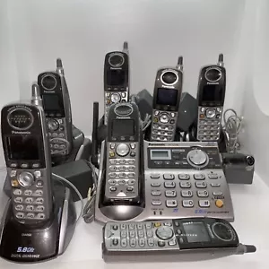 Panasonic KX-TG584 - 7 Telefone - Schnurlose Telefonanlage *ungetestet* - Bild 1 von 1
