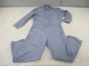 Vintage Sears Overall Herren groß 60er 70er gestreift Hausarbeit Arbeitskleidung Bauer Freizeit - Bild 1 von 12