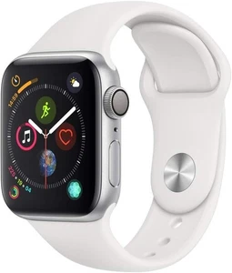 Apple Watch Series 4 Aluminum 44mm (GPS Only, No Cellular) Silver (Very Good) - Picture 1 of 2