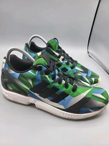 MEN'S ADIDAS ZX FLUX CLASSIC SNEAKERS MULTICOLOR **SIZE 9** - Picture 1 of 8