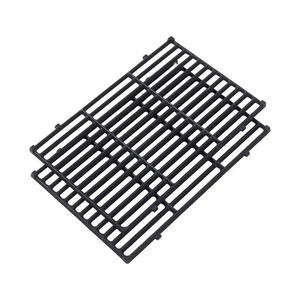 2PCS Cast Iron Grill Rack, Commercial Barbecue Grill Grate Net Replacement Mesh - Picture 1 of 10