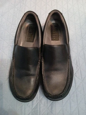 Mocasín Dansko Zapatos Para Hombre "Wayne" Cuero Negro 8703020200 EU 42 US 8.5 -9M~EUC Foto 1 de 4