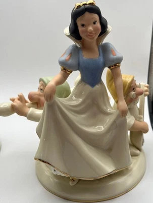 Blancanieves y los siete enanitos Candelabros Lenox 2002 LEER LEER LEER Foto 1 de 4