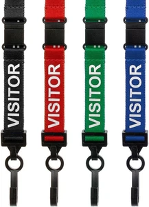 Besucher Schlüsselband von Lanyards Tomorrow | einzelnes vorgedrucktes Umhängeband - Bild 1 von 6