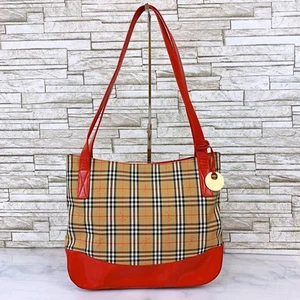 BURBERRY Karo Tasche Schultertasche Canvas - Bild 1 von 11