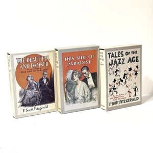 F Scott Fitzgerald FIRST EDITION LIBRARY. 3 Fine Facsimiles With Slipcases! - Picture 1 of 24