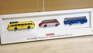 Wiking - Mercedes Pullman Setra S8 Büssing Trambus Set 50 Jahre - 1:87 H0 - Picture 1 of 1
