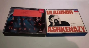 VLADIMIR ASHKENAZY 2-CD LOT (4-Discs) Bartok Piano Concertos,Brahms Piano Trios - Foto 1 di 5