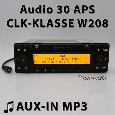 Mercedes Audio 30 APS MP3 AUX-IN Becker W208 Navigationssystem CLK-Klasse Radio - Bild 1 von 4
