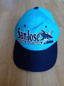 San Jose Sharks NHL Vintage Starter Snapback Cotton Cap Hockey The Right Hat - Picture 1 of 6