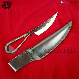 Lady Wikingermesser | 17 cm | Handgeschmiedet | Carbonstahl + Lederscheide - Picture 1 of 3