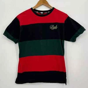 DGK T-Shirt Men's Size M Multicolor Striped Short Sleeve Crew Neck Skate Y2K - Picture 1 of 11