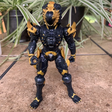 Power Rangers Jungle Fury Space Alien Black Lion 6" Rio Daishi Figure Cover