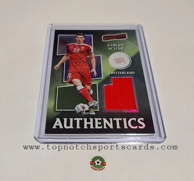 2017 Panini Aficionado Authentics Soccer Card Fabian Schar 021/199 - Image 1 of 2