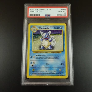 PSA 10 Wartortle 002/034 Classic Collection Englisch Holo Graded Pokemon Karte - Bild 1 von 3