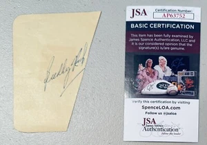 Pagina album 3x4 autografata firmata Buddy Rich JSA Cert musicista jazz batterista - Foto 1 di 1