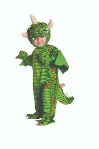 Underwraps Dragon Furry Fantasy Jumpsuit Infant Toddlers Halloween Costume 26020 - Picture 1 of 3