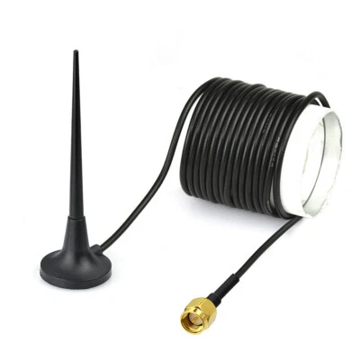 2 X 4G 3G SMA External Magnetic Antenna 3M For ZTE MF275 WIFI GSM 4G LTE Router - Image 1 of 4