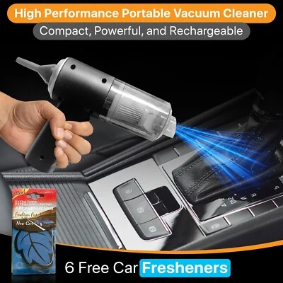 Powerful Car Vacuum Cleaner Wet/Dry Cordless Strong Suction Handheld Cleaning UK - Image 1 of 4