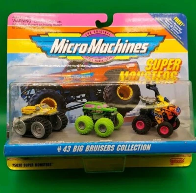 Micro Machines Super Monsters #43 Big Bruisers Collection 1993 Galoob 75030 NEW - Image 1 of 4
