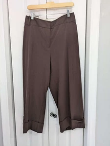 Worthington NWT Women's Plus Size 24W Brown Dress Pants - Picture 1 of 5