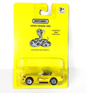 Matchbox 1995 Viper Venom - California Viper Owner's 5000 Edizione Limitata - Foto 1 di 3