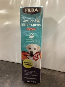 Pet Anti Chew Bitter Spray for Dogs and Cats Natural & 100% Organic 50ml SEALED! - Picture 1 of 1