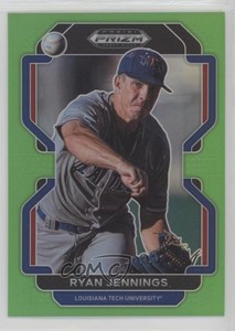 2022 Panini Prizm Draft Picks Lime Green Prizm /75 Ryan Jennings #PDP128