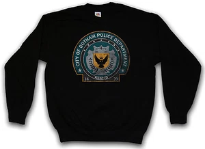 GOTHAM POLICE DEPARTMENT LOGO SWEATSHIRT SWEATER PULLOVER - DEPT TV Batman - Picture 1 of 2